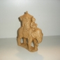 Königselefant mit Treiber  natur zu 15-16 cm Figuren